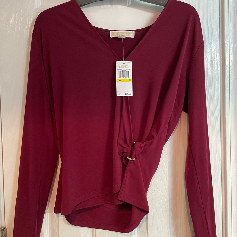 NWT Michale Kors Long Sleeve Shirt